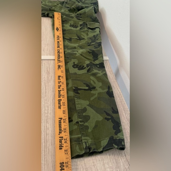 NORTH FACE PANTS HERITAGE CARGO CAMOUFLAGE ANKLE COUNTRY OUTDOOR  GORP SIZE 4 - Picture 5 of 11
